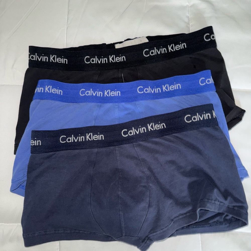 Calvin Klein Boxer Briefs - Black, Light Blue, Dark Blue